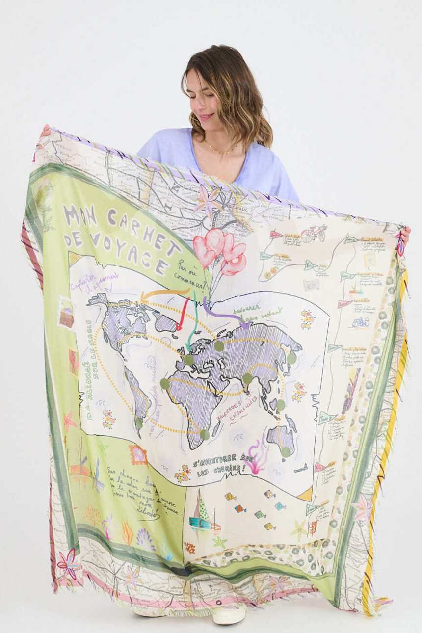 DORA MAX large cotton modal squares | Story Topic