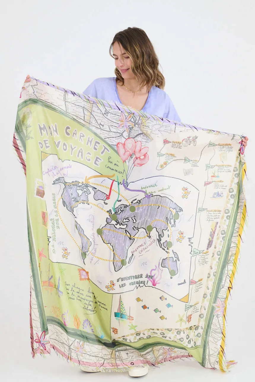 DORA MAX large cotton modal squares | Story Topic