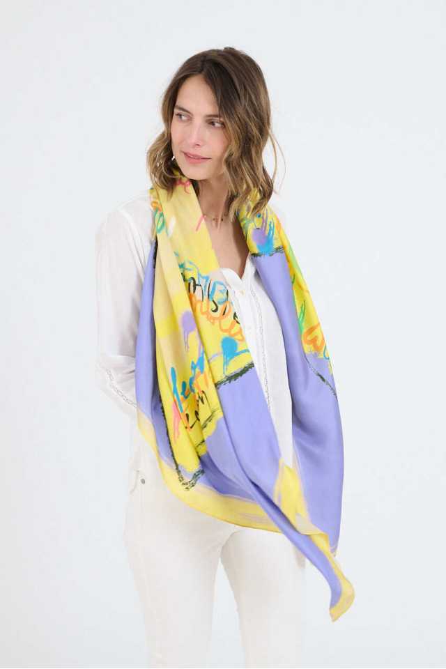 Large HEART BIG Silk Squares | Story Topic