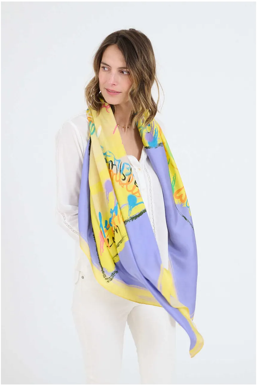 Large HEART BIG Silk Squares | Story Topic