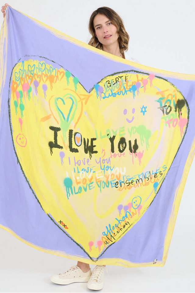 Large HEART BIG Silk Squares | Story Topic