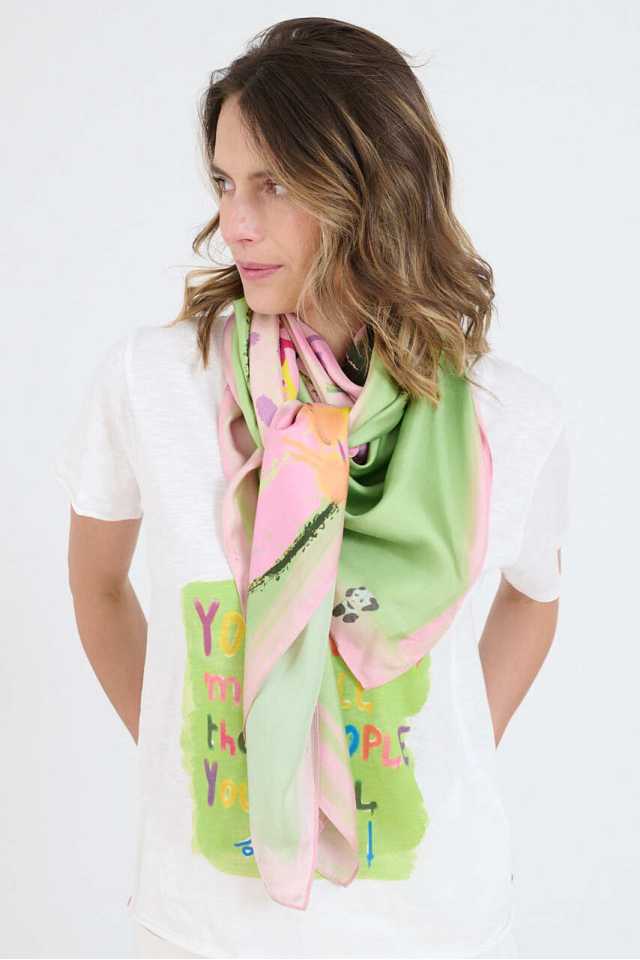 Large HEART BIG Silk Squares | Story Topic