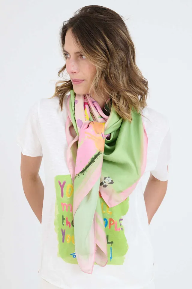 Large HEART BIG Silk Squares | Story Topic