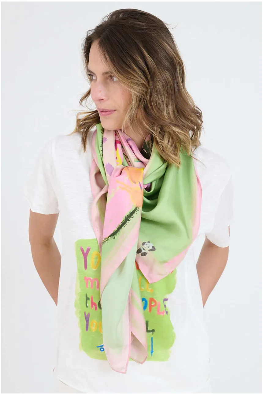 Large HEART BIG Silk Squares | Story Topic