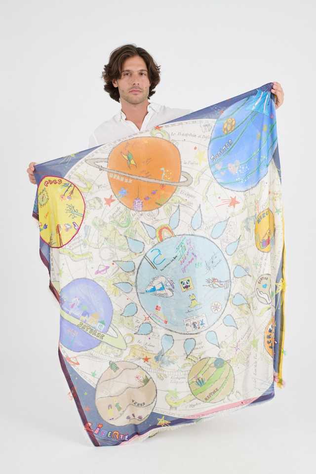 LUNA MAX large cotton modal squares | Story Topic