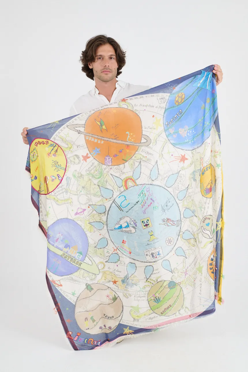 LUNA MAX large cotton modal squares | Story Topic