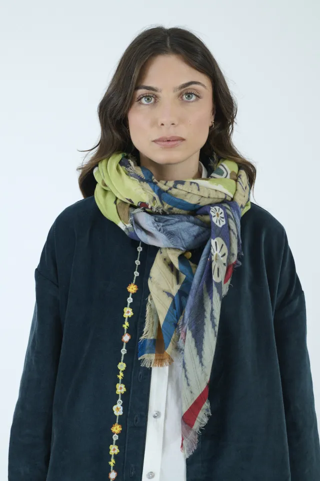 Grand carré Holy en laine