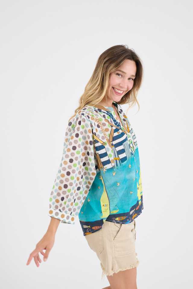 COCO GERTRUD Cotton Blouses for Women | Story Topic