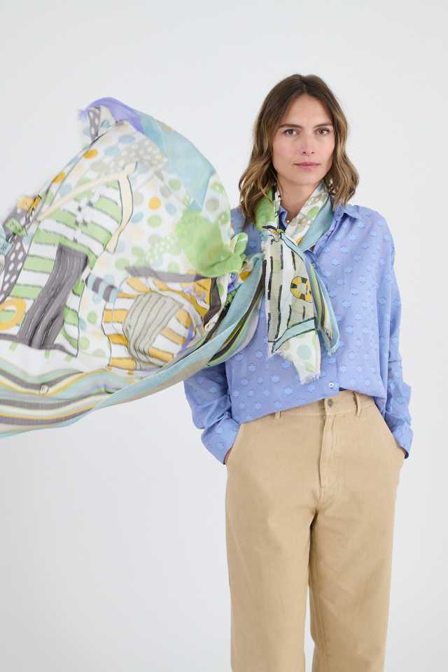HEIDI Scarves in Modal, Silk | Story Topic