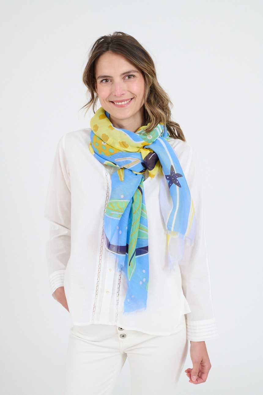 INES Scarves in modal, silk | Story Topic