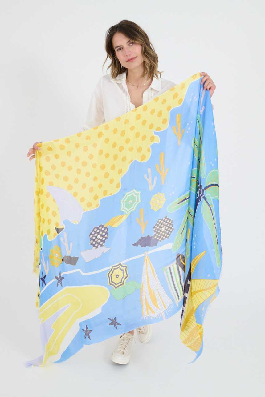INES Scarves in modal, silk | Story Topic
