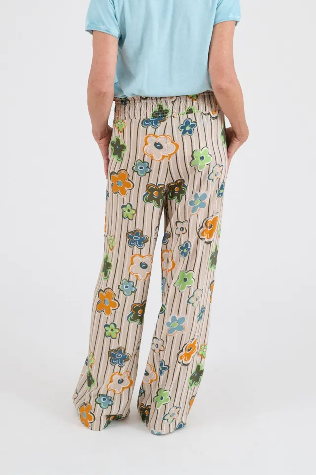 EMILE ANNE Viscose Trousers for Women | Story Topic