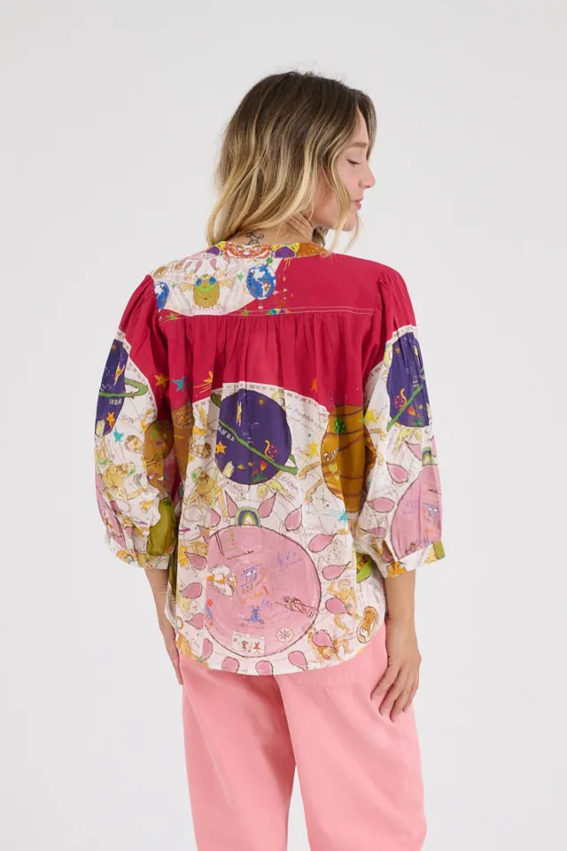 COCO LUNA Women's Cotton Blouses | Story Topic