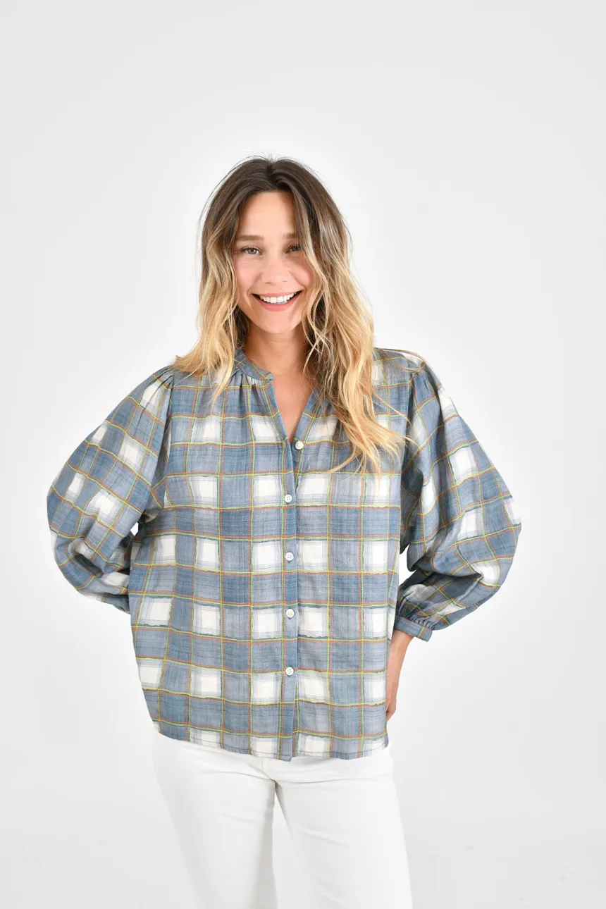 LUCIE IBIS Cotton Blouses for Women | Story Topic