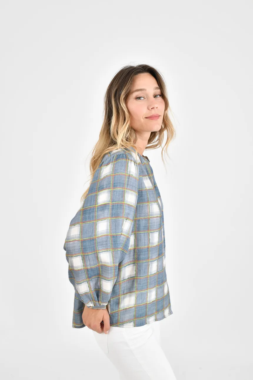 LUCIE IBIS Cotton Blouses for Women | Story Topic