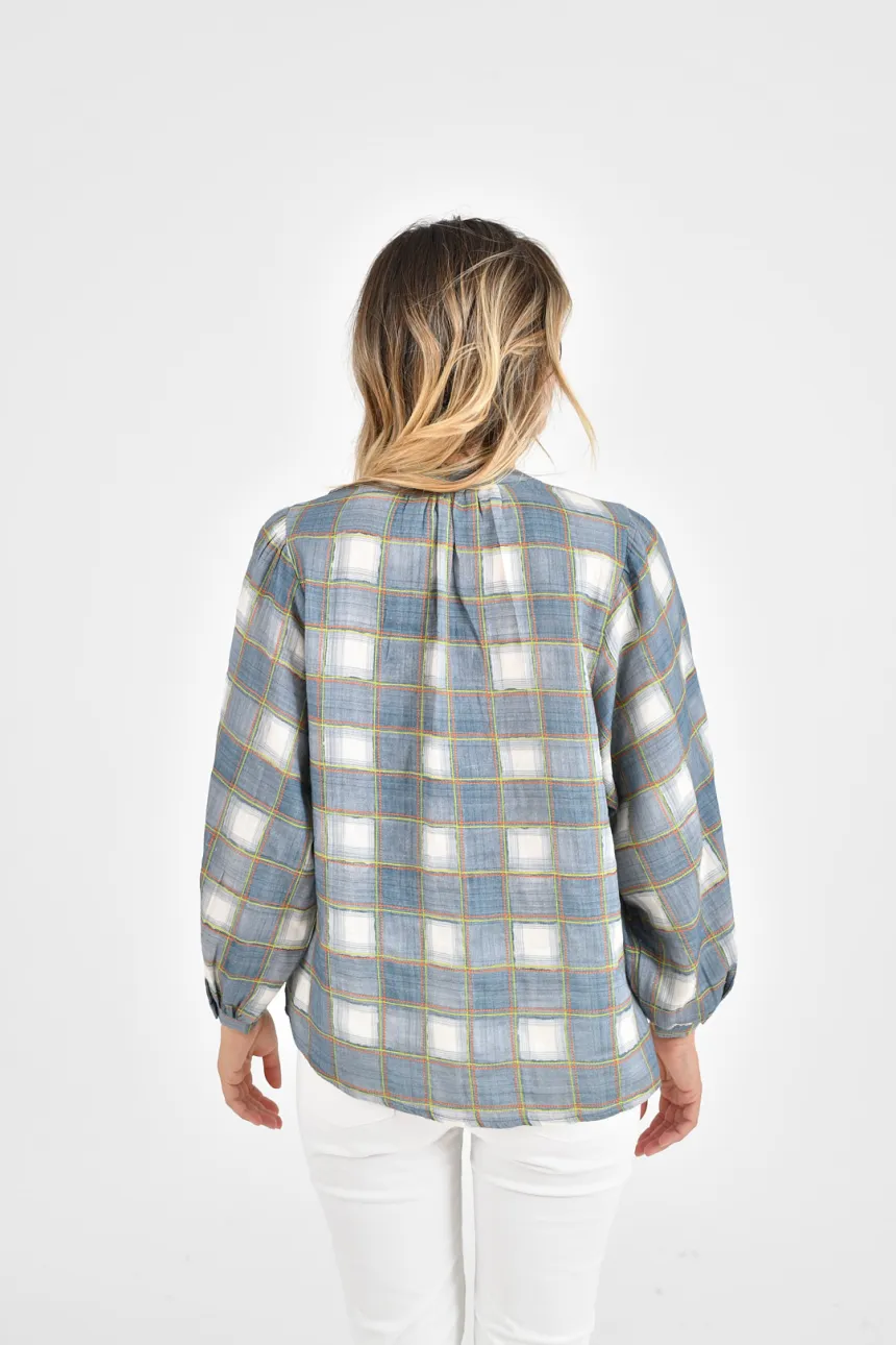 LUCIE IBIS Cotton Blouses for Women | Story Topic
