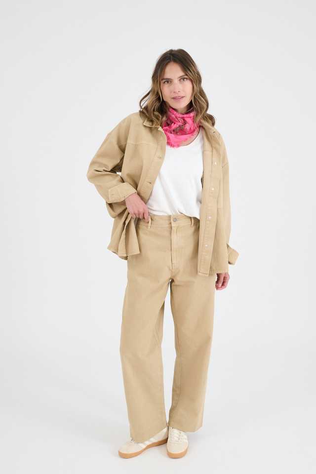 AXEL TWILL Cotton Women's Trousers | Story Topic