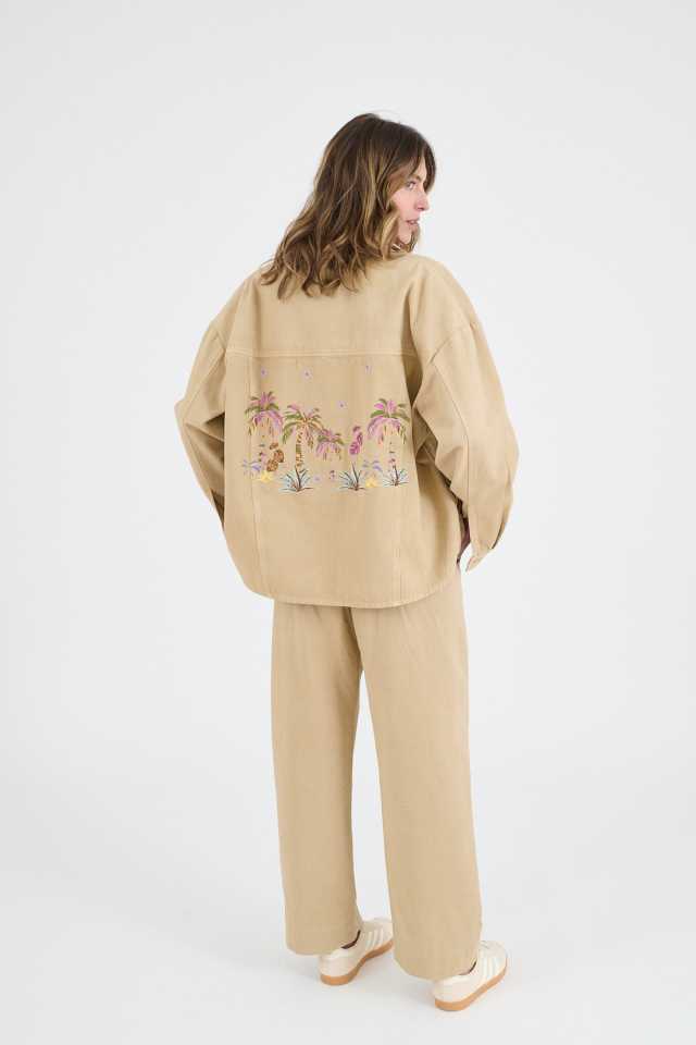 AXEL TWILL Cotton Women's Trousers | Story Topic