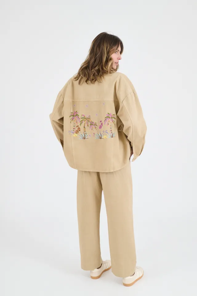 AXEL TWILL Cotton Women's Trousers | Story Topic