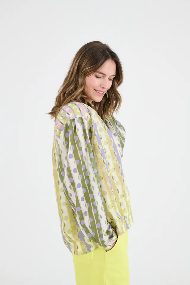 IVY BUBBLE Cotton Blouses for Women | Story Topic