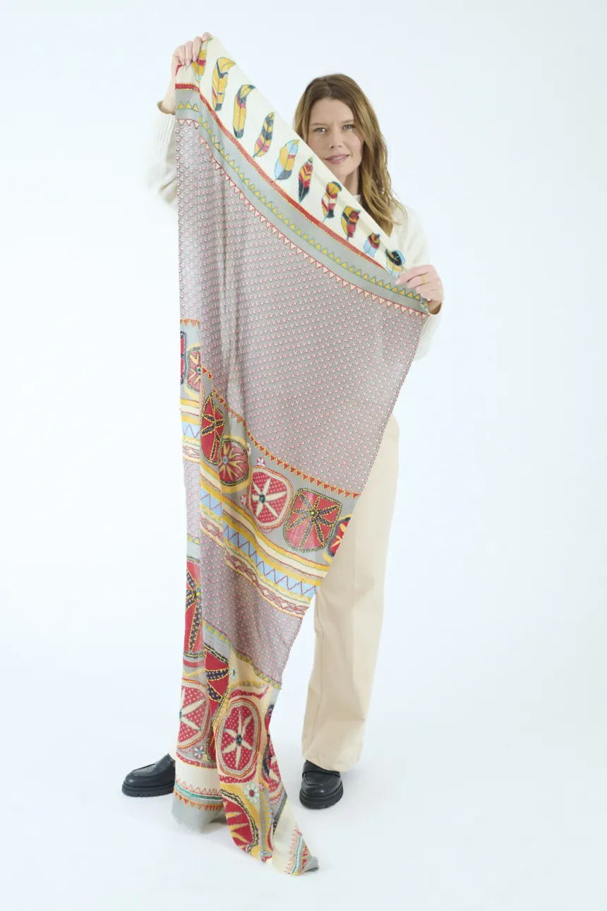 ATHENA Wool Scarf for Women | Storiatipic
