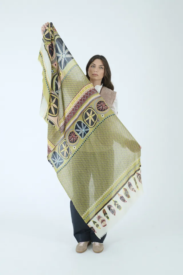 ATHENA Wool Scarf for Women | Storiatipic