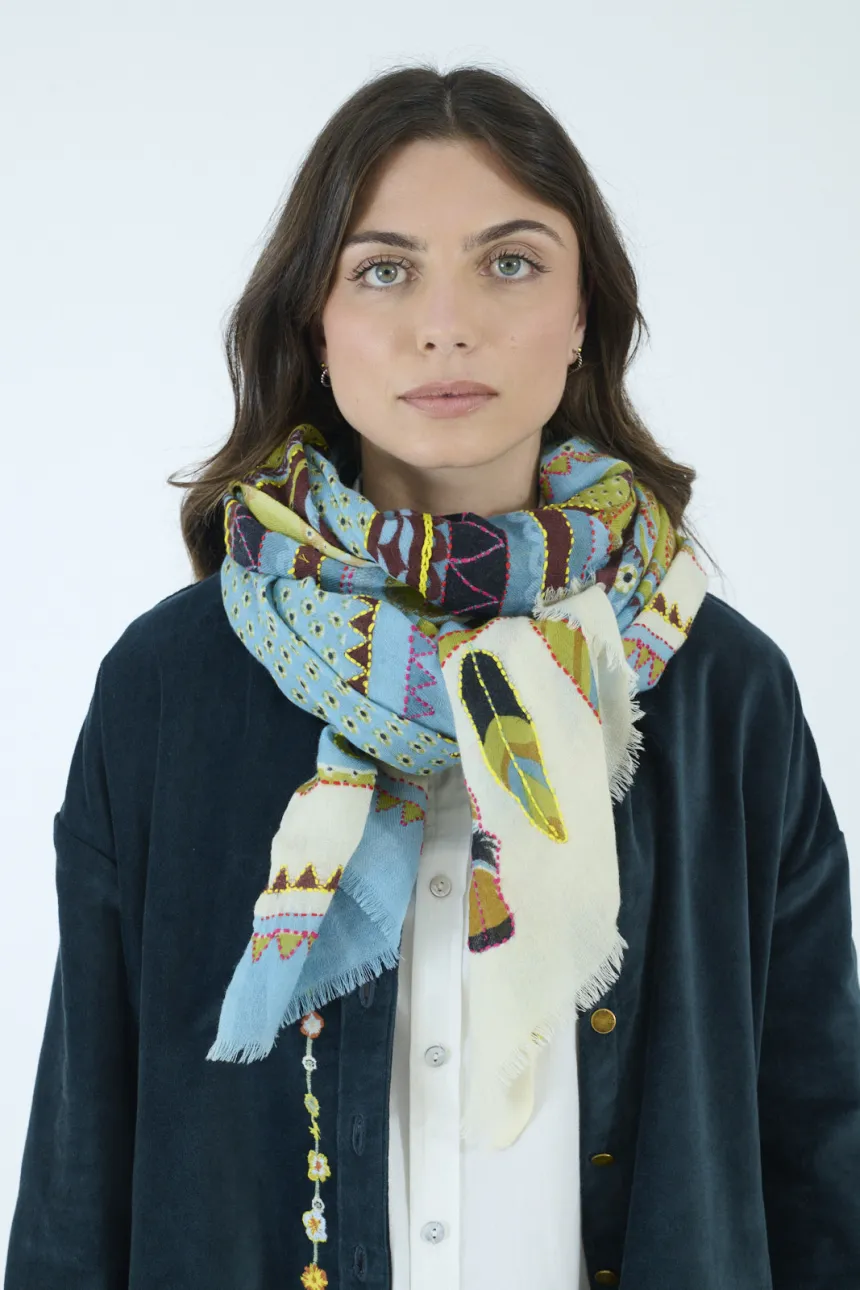 ATHENA Wool Scarf for Women | Storiatipic