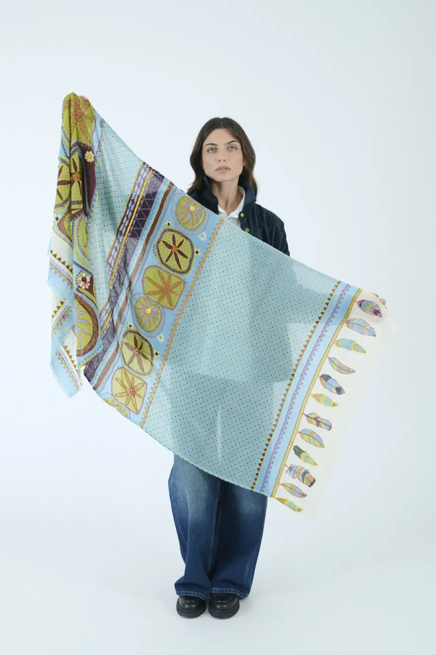 ATHENA Wool Scarf for Women | Storiatipic