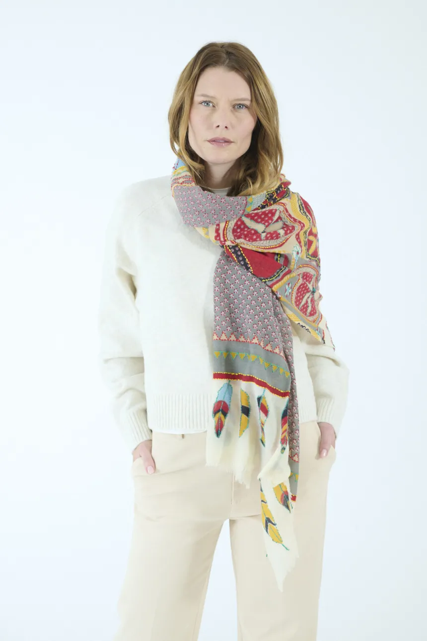 ATHENA Wool Scarf for Women | Storiatipic