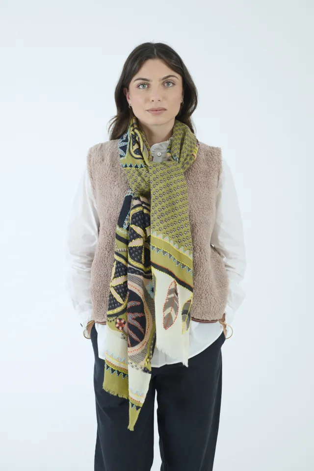 ATHENA Wool Scarf for Women | Storiatipic
